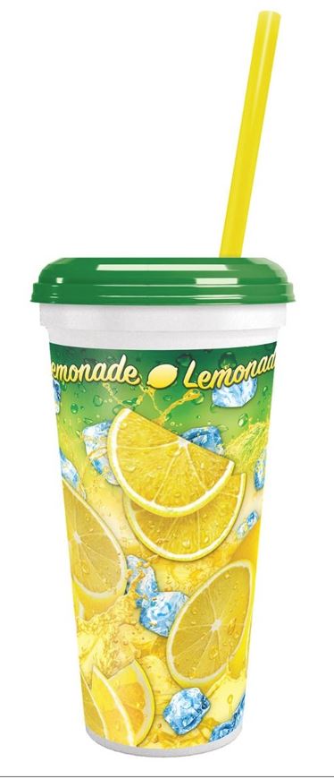 32 oz Plastic Lemonade Souvenir Cups